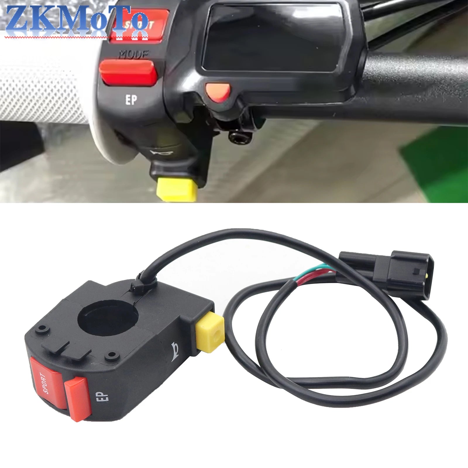 Motorcycle Electric Vehicle Horn Switch SPORT/EP Power Mode Switch Selector For Sur Ron Sur-Ron Surron Light Bee S & Light Bee X