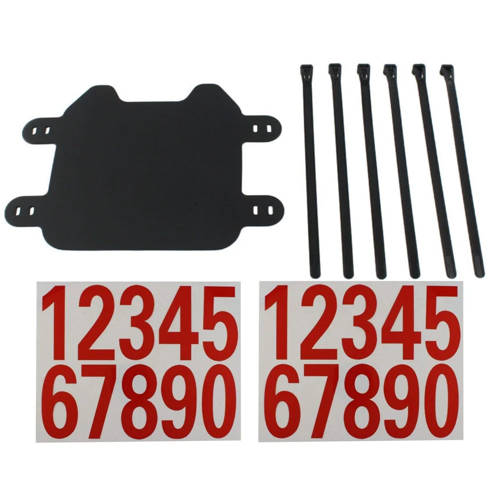 Surron Front Number Plate for Light Bee X/S Electric Dirt Bike - Compatible with Sur-Ron Electric Dirt Bike Accessories