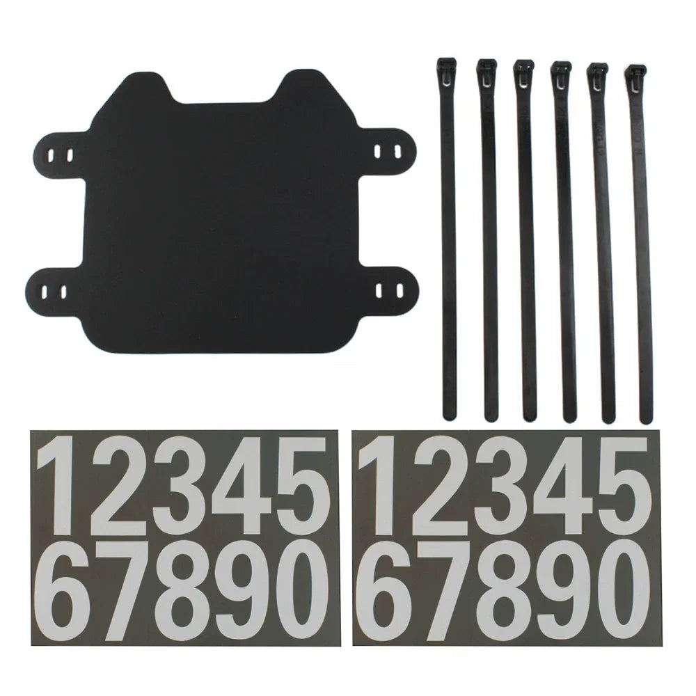 Surron Front Number Plate for Light Bee X/S Electric Dirt Bike - Compatible with Sur-Ron Electric Dirt Bike Accessories